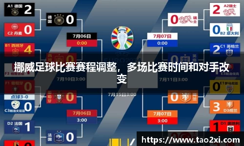 挪威足球比赛赛程调整，多场比赛时间和对手改变